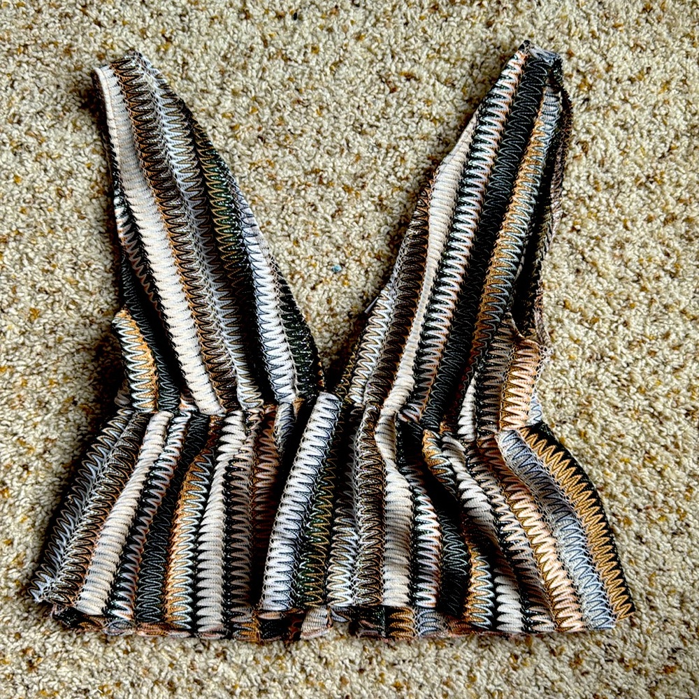 70s Peplum Top